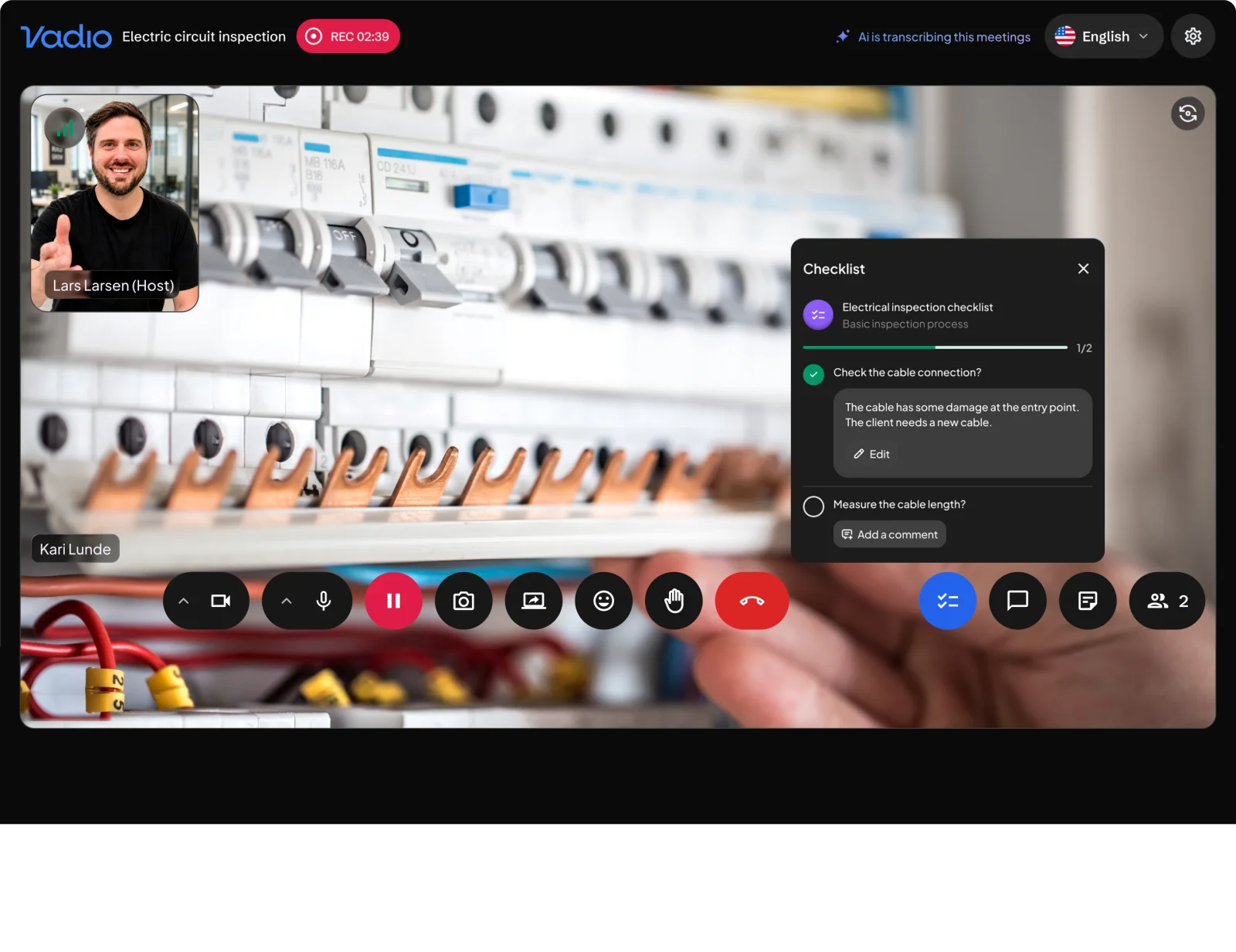 Vadio video call